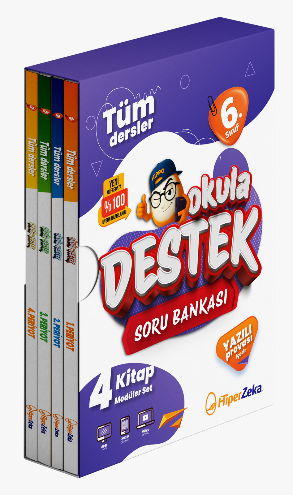 6. Snf Okula Destek Soru Bankası (4 Kitap)