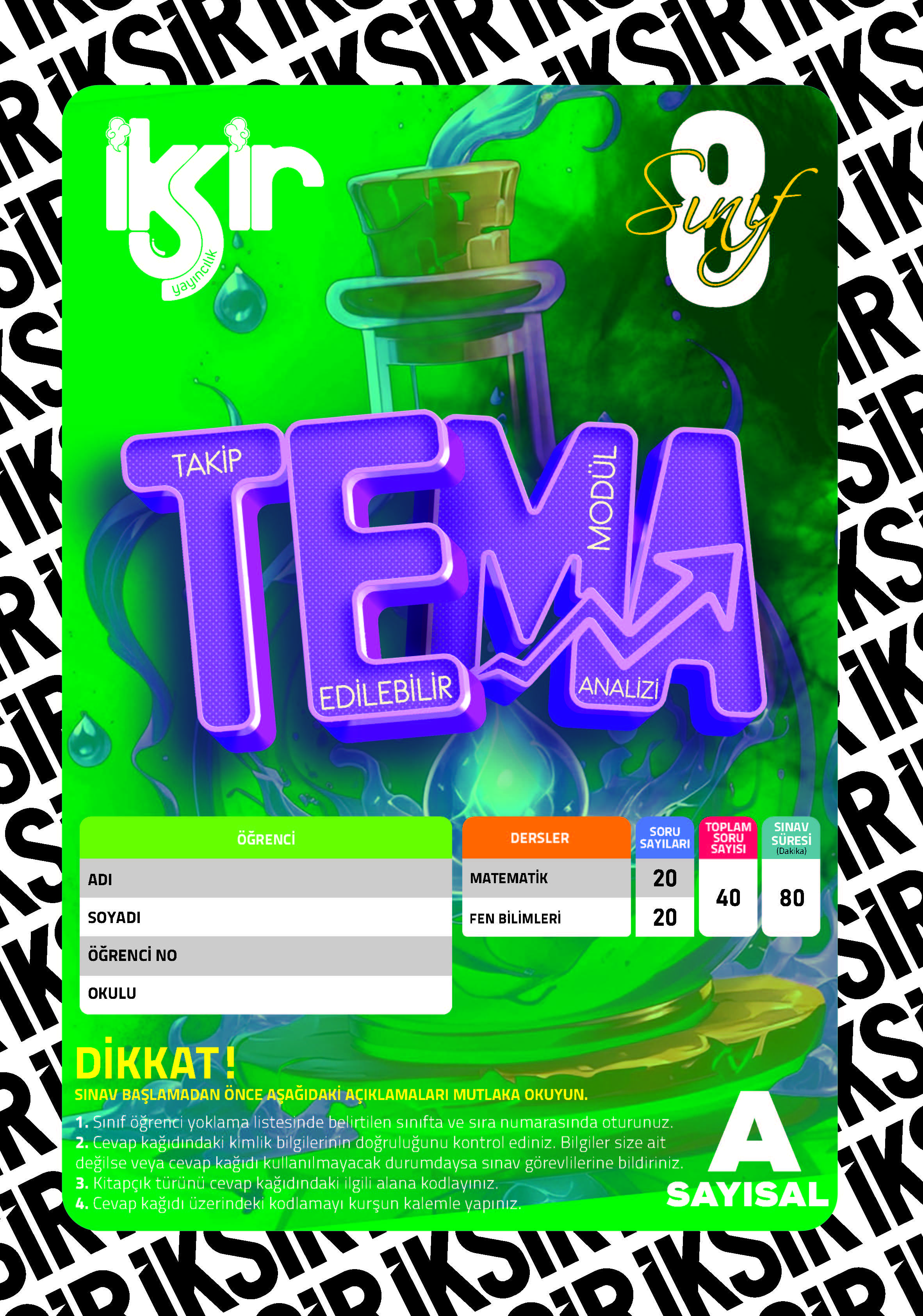 İksir 8. Sınıf Tema Deneme 