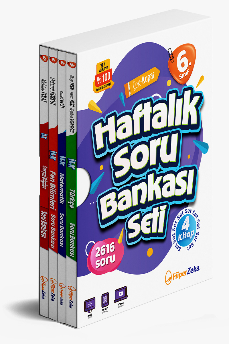 6. Snf Haftalık Soru Bankası Seti (4 Kitap)