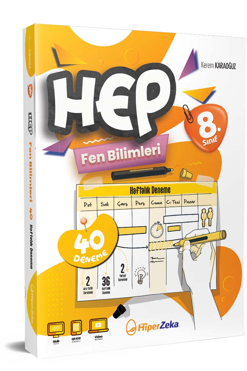 8. Snf Hep Fen Bilimleri 40 Haftalık Deneme