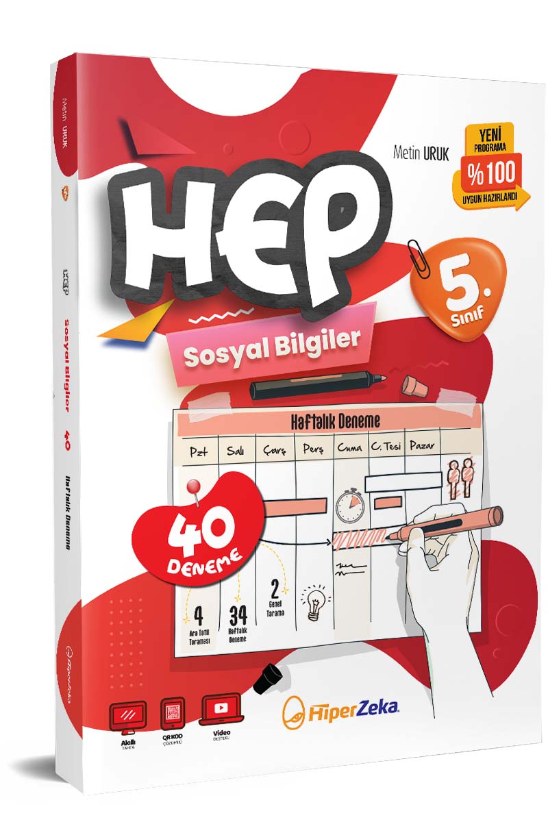 5. Snf Hep Sosyal Bilgiler 40 Haftalık Deneme