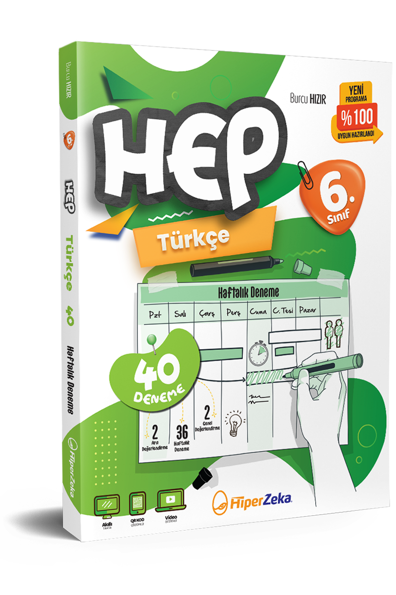6. Snf Hep Türkçe 40 Haftalık Deneme