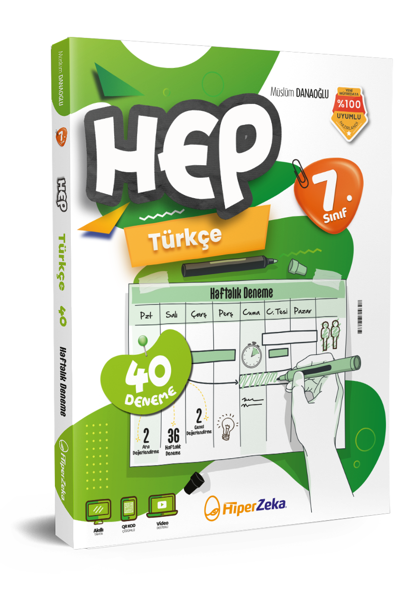 7. Snf Hep Türkçe 40 Haftalık Deneme