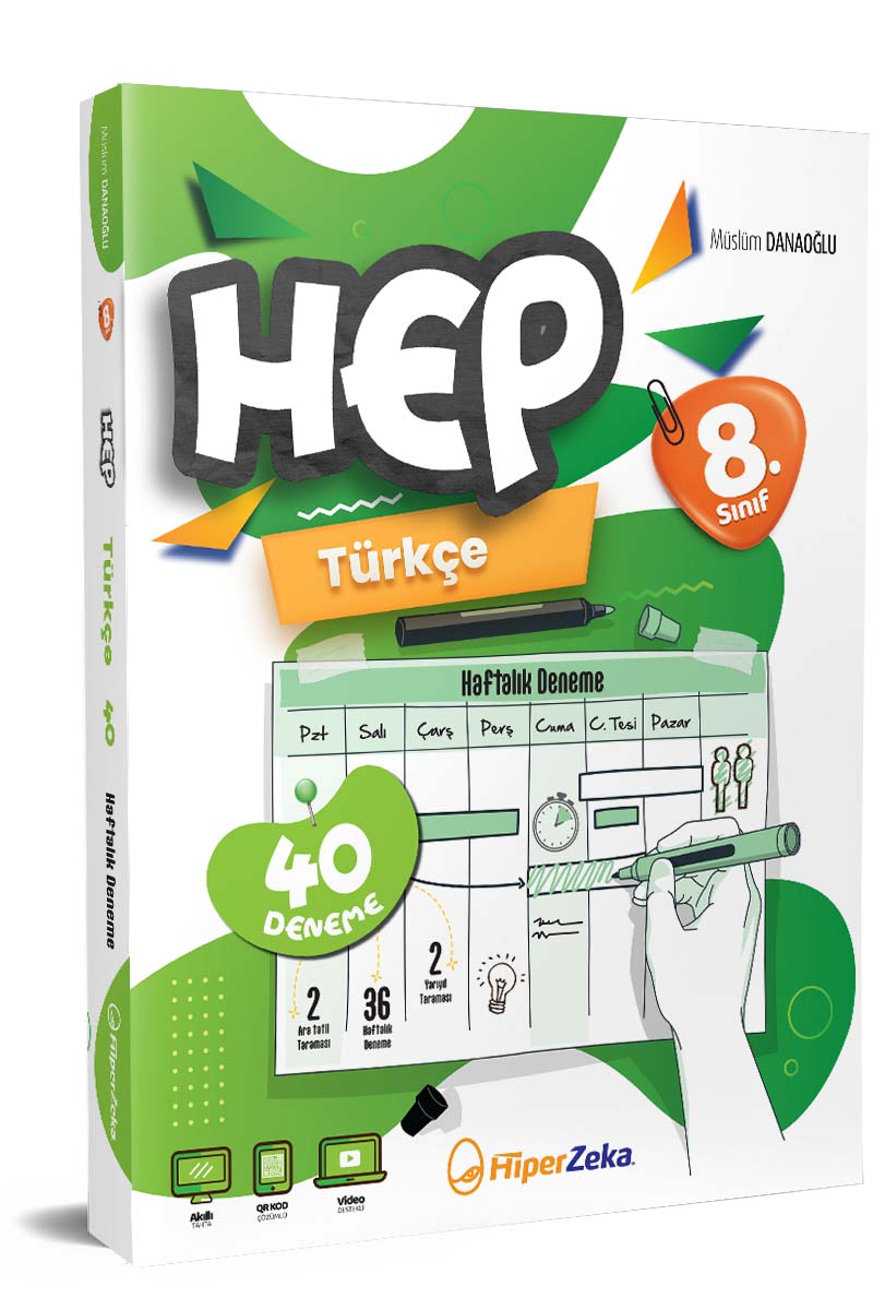 8. Snf Hep Türkçe 40 Haftalık Deneme
