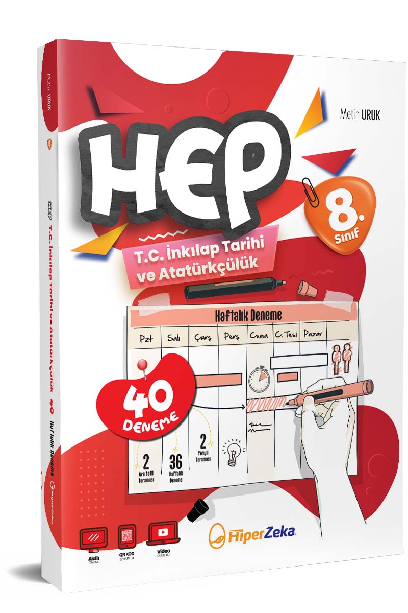8. Snf Hep T.C. İnkılap 40 Haftalık Deneme
