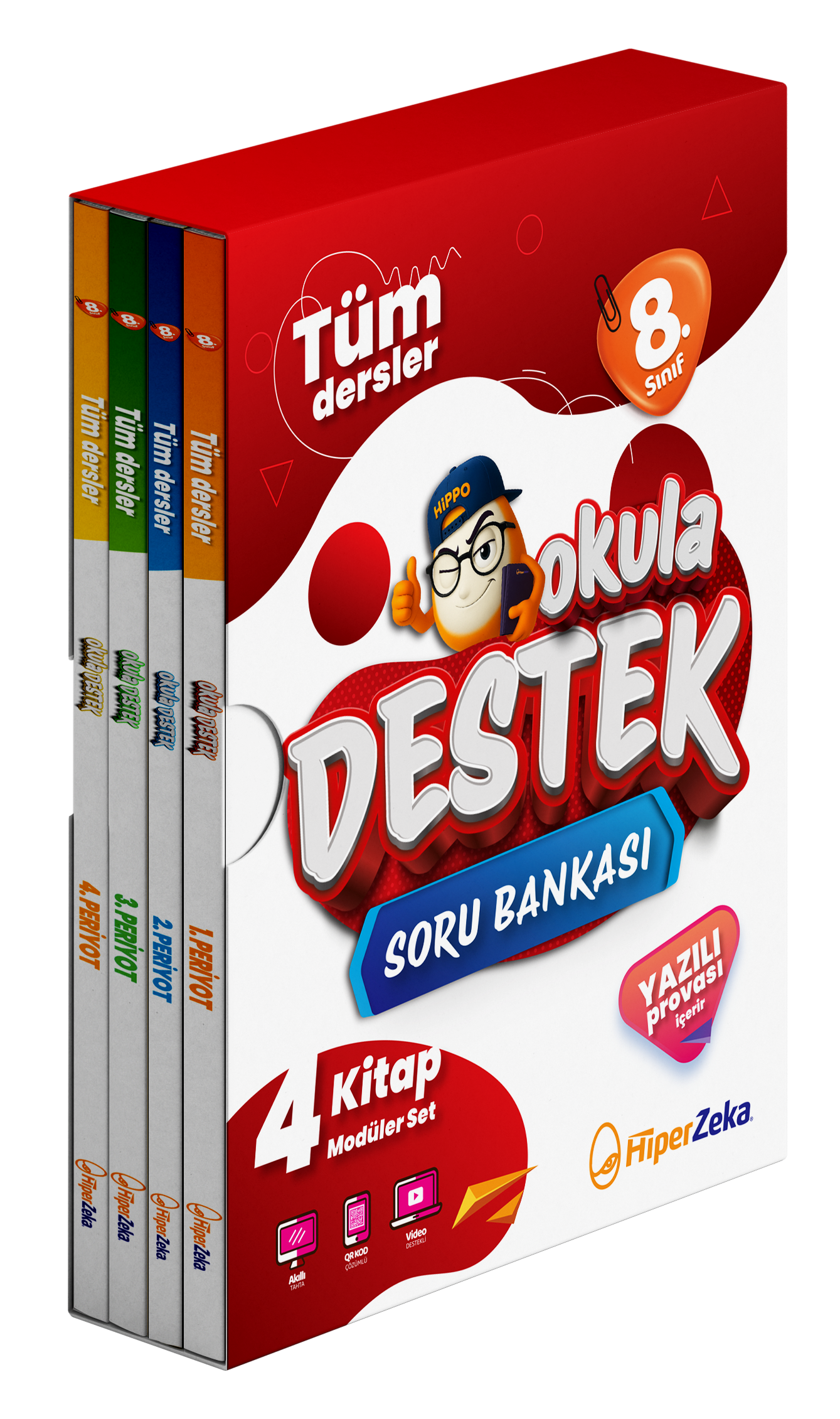 8. Snf Okula Destek Soru Bankası (4 Kitap)
